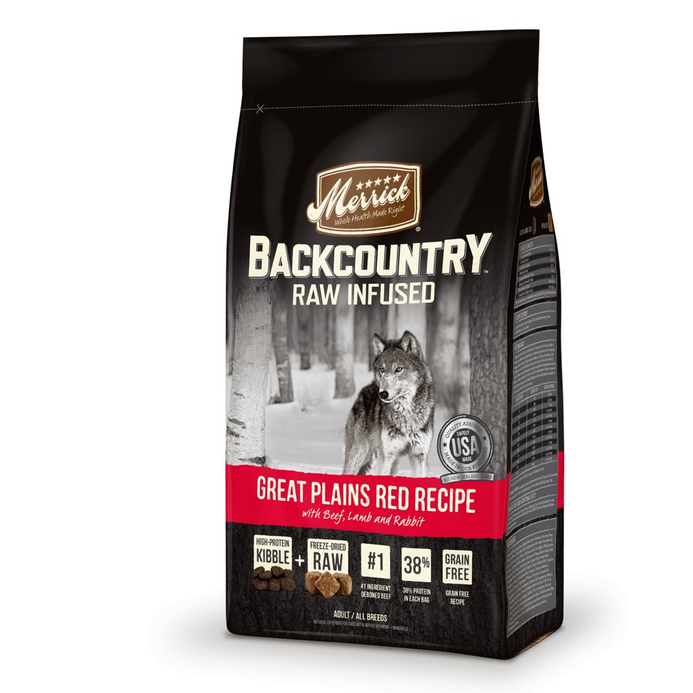 Merrick Backcountry GrainFree Raw Infused Great Plains Red Recipe