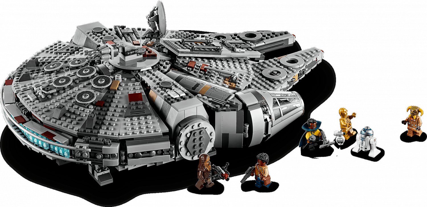 the rise of skywalker millennium falcon 75257
