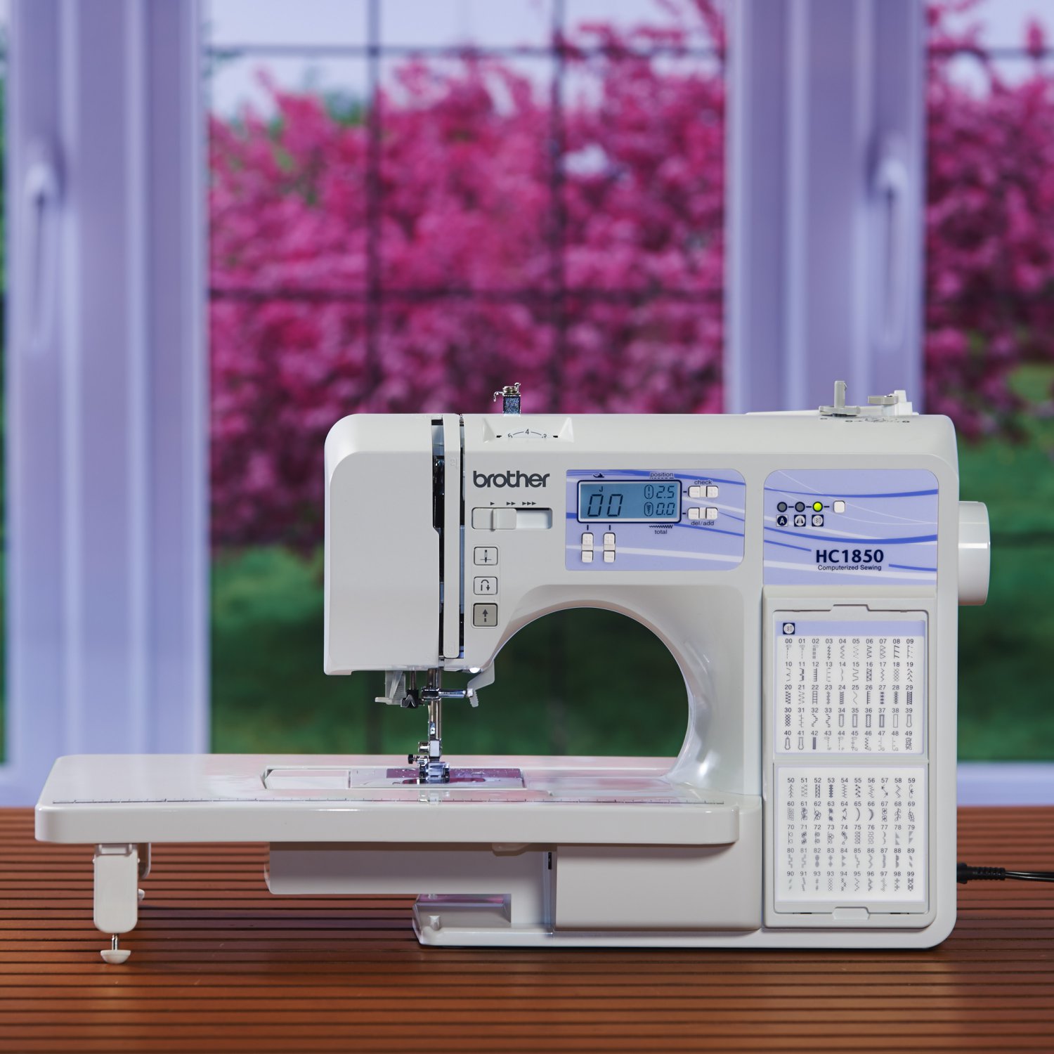Brother HC1850 Sewing and Quilting Machine, 130 Builtin Stitches, LCD