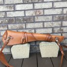 Personalized leather rifle scabbard