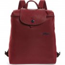 Longchamp Le Pliage Club Backpack - Garnet Red (Comes with original receipt)