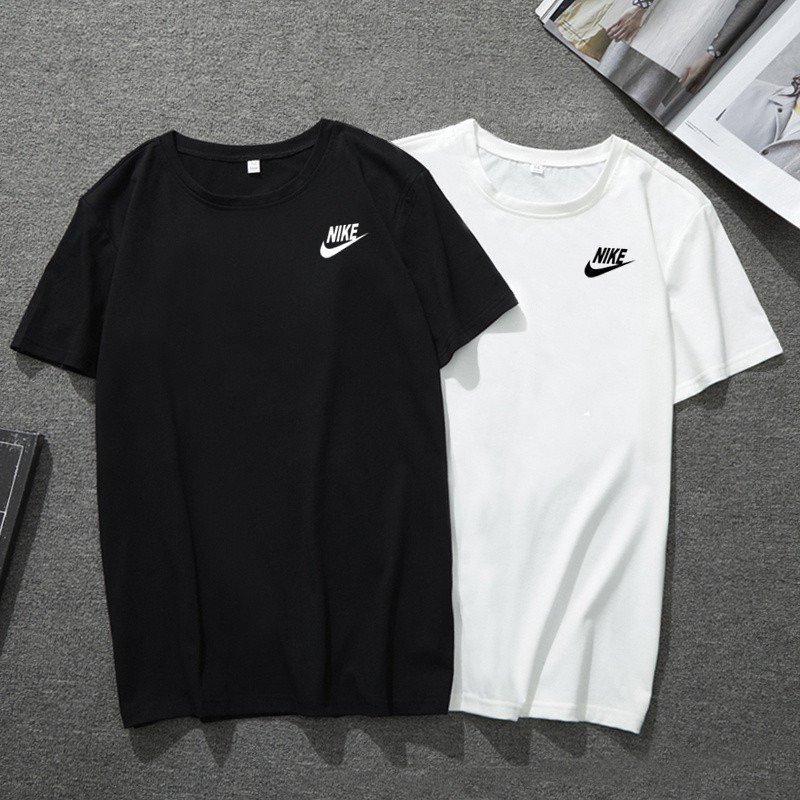 Simple Slim Solid Men's T-shirt V/Round Neck Short Sleeve Tight Tee