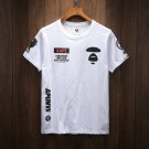 Ape-man head ape Short sleeve T-shirt pure cotton round neck tee men and women t