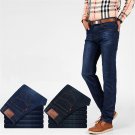 Men's Stretch Jeans Business Straight Men's Plus Size Denim