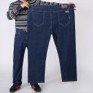 Jeans men big plus size 30-52 straight long pants male trousers clothing Spring
