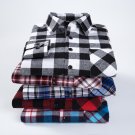 Men's Checked Big and Tall Long Sleeves Flannel Shirt