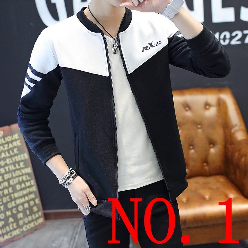 Men jacket Slim handsome baseball clothing