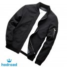 Men Zipper Casual Work Fight Bomber Thin Fashion Jacket