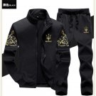Men Sport Maserati Set Casual Long Sleeve Jacket Men Stand Collar Sweater M-9xl
