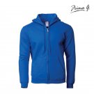 Prima G Preshrunk Fleece Full Zip Hooded Unisex Plain Jacket - PV802
