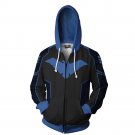 DC Comics Superhero Night Wings 3d Printed Sweater Zipper Cardigan Hoodie