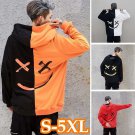 Men Hoodie DJ Oversize Tops Music Smile Sweatshirt Jumper Pullover
