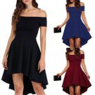 Stylish Women's Ruffle Shoulder-Off Dress for Party/Wedding/Evening Cocktail