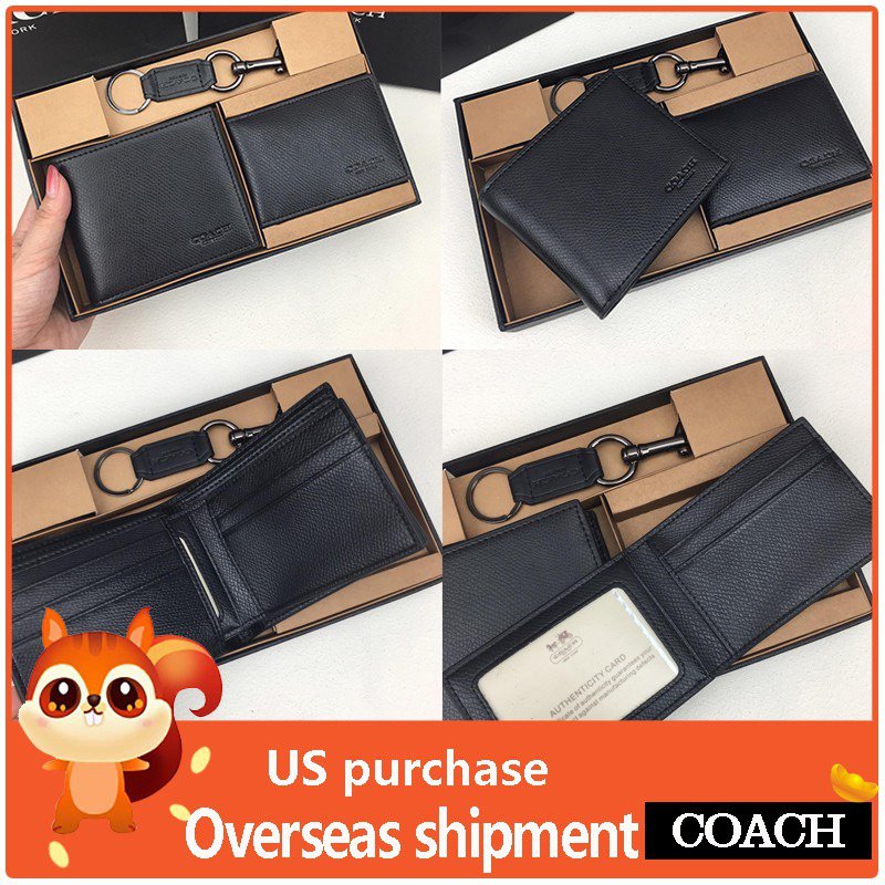 Coach F74974 Men's Cardholder/Wallet Coin Purse Multi-Card Location