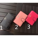 Women's F53436 short leather wallet short wallet card position