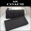COACH ORIGINAL MEN LONG WALLET F75013 SIGNATURE