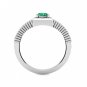 Men's Emerald Ring 925 Sterling Silver May birthstone Jewelry Fathers day gift