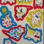Current Inc Kitten Cat Kitty Stickers 1990s lot Sticker sheets 1991 Used Cartoon