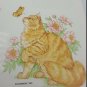 Current Inc Kitten Cat Kitty Stickers 1990s lot Sticker sheets 1991 Used Cartoon