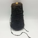 Black Synthetic Yarn Cone Thomas Hodgson 1 pound Machine Knitting Weaving