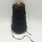 Black Synthetic Yarn Cone Thomas Hodgson 1 pound Machine Knitting Weaving
