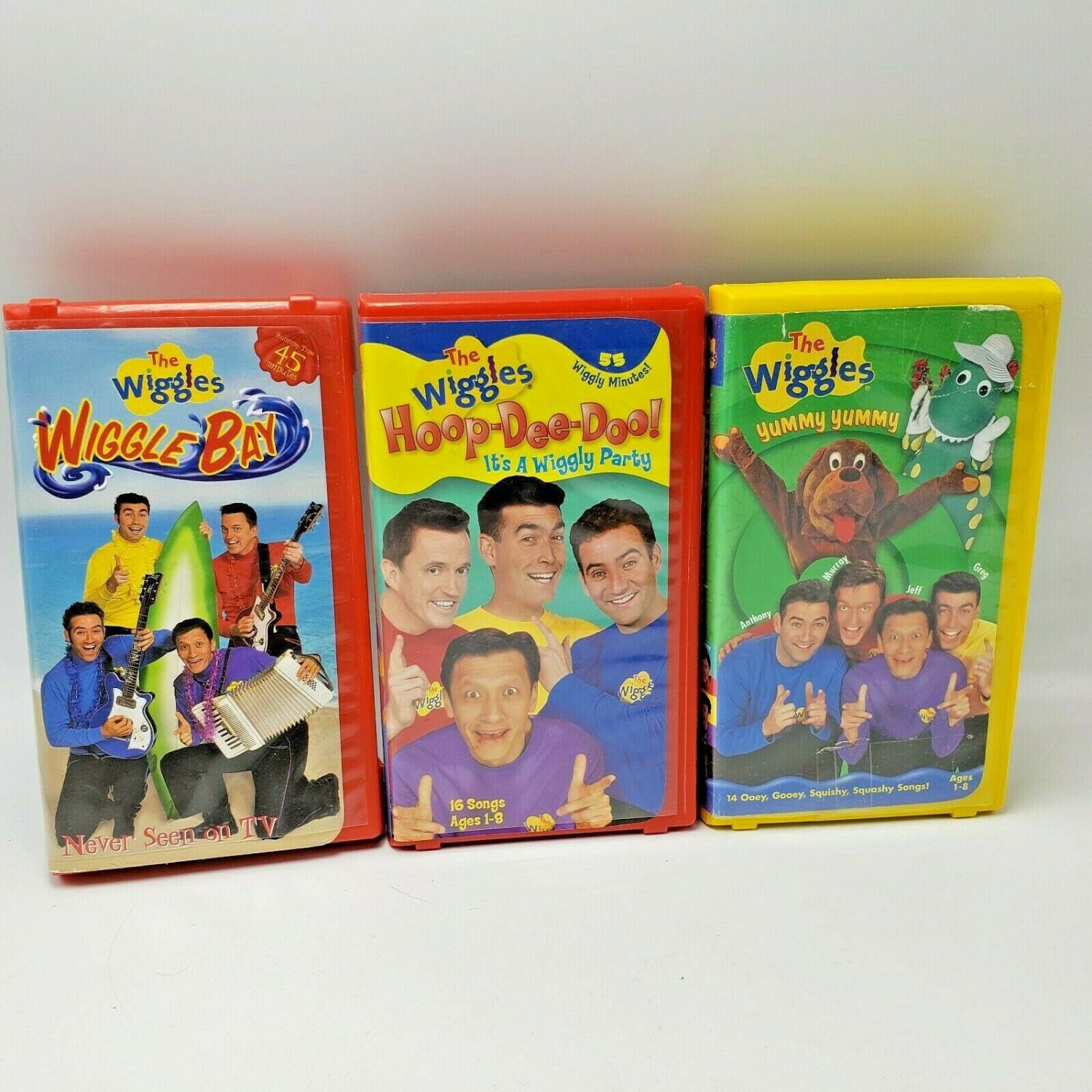 Wiggles VHS Lot