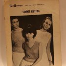 Summer Sweater knitting pattern insert 1966 GHN 755 Good housekeeping 1960s