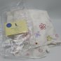 Pottery Barn Crib Embroidered Eyelet Bedskirt White Flowers Cotton Dust Ruffle