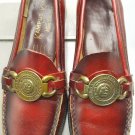 Vintage 1960s Loafers Moccasin 7 AA Kampus Kix by Miss Sandler Medallion Bengal