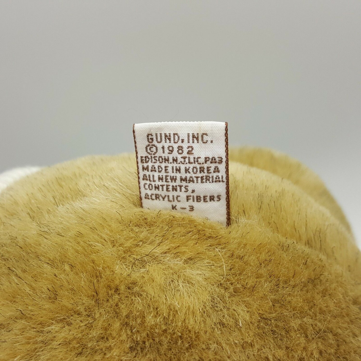 1982 gund teddy bear