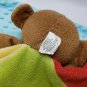 Monkey Lovey Security Blanket Plush Koala Baby Unisex Red Blue Yellow Green 18"
