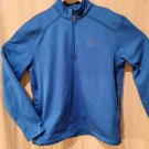 Callaway Mens Sweatshirt Pullover Size M Tech Fleece Quarter Zip Heather Blue