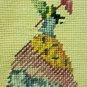 Colonial Couple man woman framed finished needlepoint set 2 Tricorn Colonist