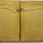 Colonial Couple man woman framed finished needlepoint set 2 Tricorn Colonist