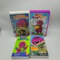 Barney VHS Night Before Christmas Alphabet Zoo Read Dance More Song Lot 4 Tested