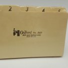Oxford 3x5 Index File Guides numbers 1 31 Daily Calendar Buff USA 3531