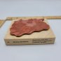 House Mouse Blowing Dandelions Rubber Stamp Wood Mount 44  1997 Summer Jareckie