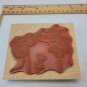 House Mouse Blowing Dandelions Rubber Stamp Wood Mount 44  1997 Summer Jareckie