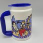 Disney Whirley Cup Epcot Discovery Park Figment Aladdin Mickey Mug Plastic Coke