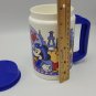 Disney Whirley Cup Epcot Discovery Park Figment Aladdin Mickey Mug Plastic Coke