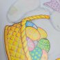 Vintage Easter cut out wall decor Beistle 2 sided lot 10 Bunny Rabbit Chick USA