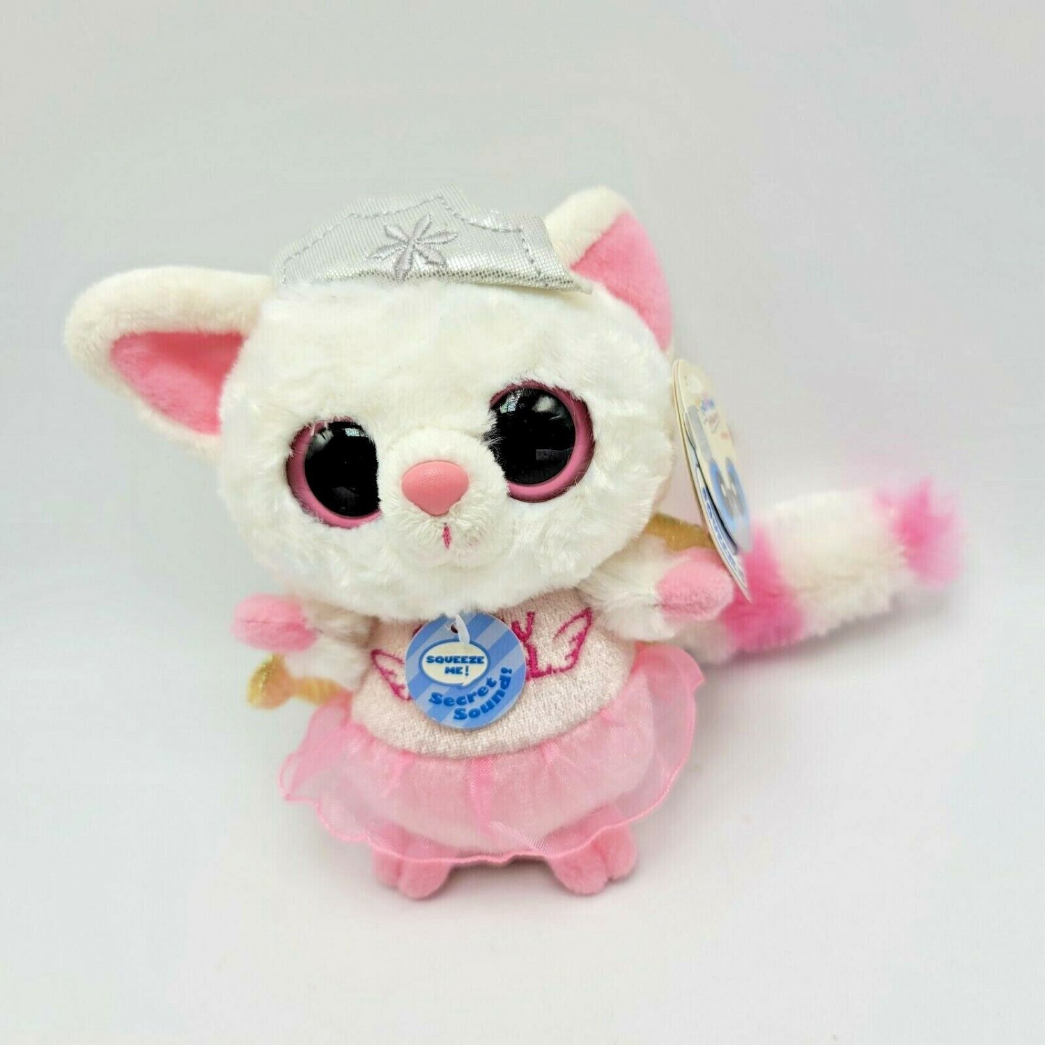 Yoohoo 5" Pammee Fennec Snow Angel Aurora Yoo Hoo Secret Sound Crown