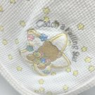 Just Born Waffle Weave Thermal Baby Blanket Teddy Bear Stars Receiving Unisex