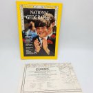 June 1969 National Geographic Magazine Single Issue Europe Map Spanish Armada