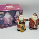 Magic Santa Debbie Mumm Santas Spirit Salt Pepper Shakers Sakura Oneida Cat