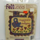 Happiness Is Homegrown Garden Felt Applique Kit Dimensions Feltworks 1995 62025