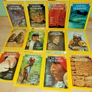 1975 Full Year 12 National Geographic Magazine Inserts Monthly Shark Orangutan