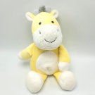 Carters Giraffe Yellow Lovey Baby Plush Toy Stuffed Animal 2012 10" Gray