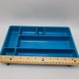 Lisa Frank plastic desk drawer organizer Blue Office Make Up Jewelry Vanity