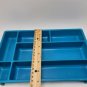 Lisa Frank plastic desk drawer organizer Blue Office Make Up Jewelry Vanity